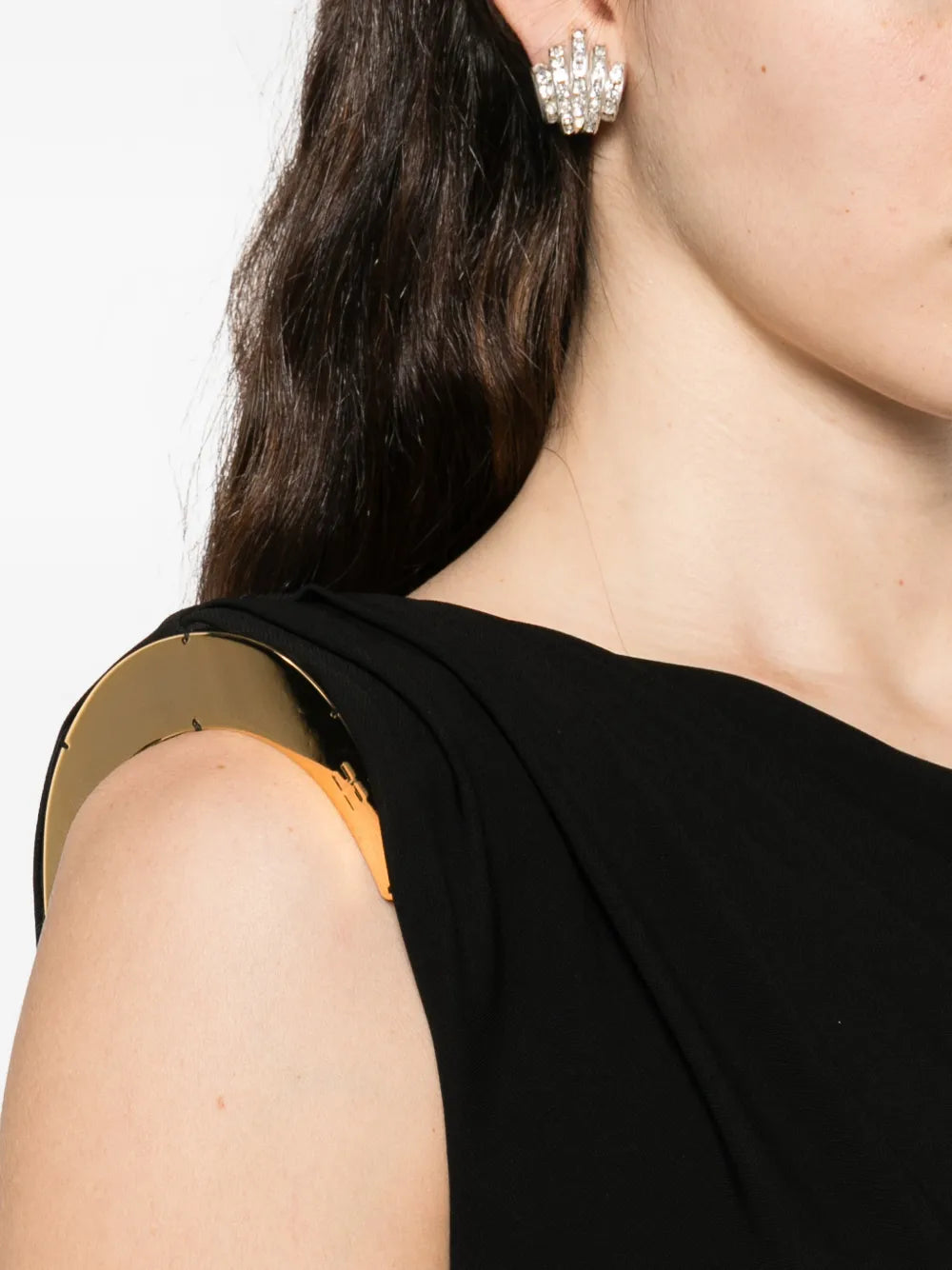 Elisabetta Franchi Sleeveless Asymmetric Dress