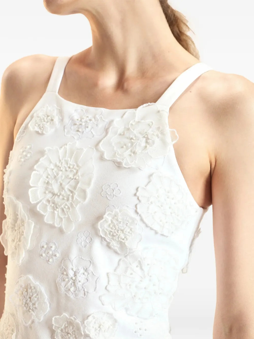 Cynthia Rowley Floral Applique Dress