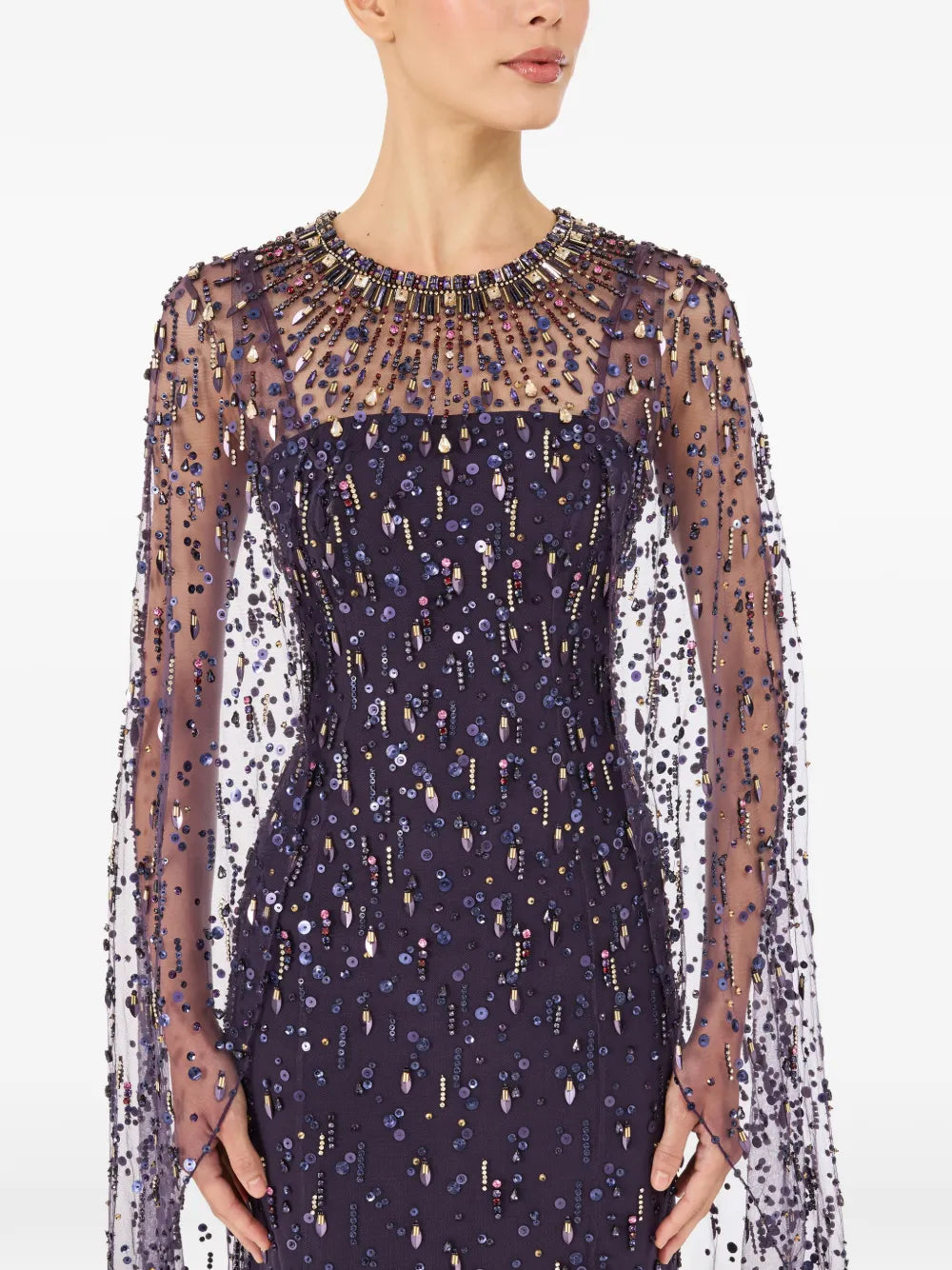 Jenny Packham Hestia Embellished Maxi Dress
