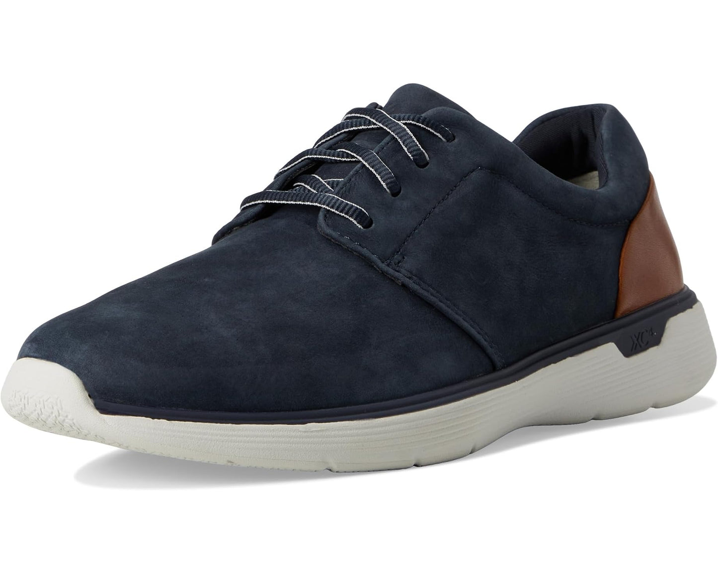 Men's Johnston & Murphy Xc4 Prentiss 2 Plain Toe Navy Waterproof Tumbled Nubuck