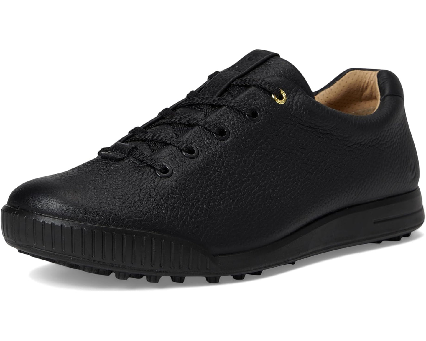 Men's ECCO Golf Street Retro Hybrid Waterproof Golf Shoe Black