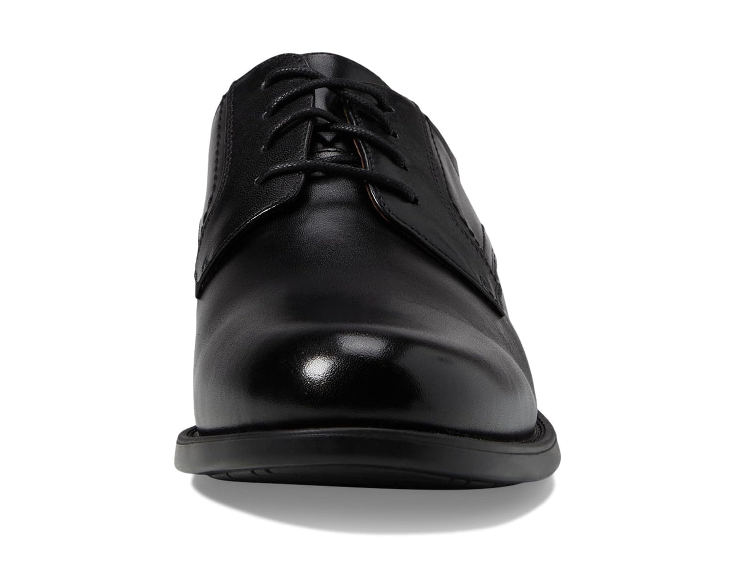 Men's Florsheim Midtown Plain Toe Oxford Black Smooth