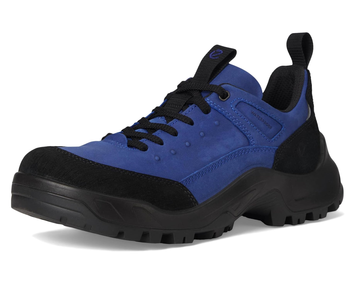 Men's ECCO Sport Offroad Waterproof Lace-Up Hiking Shoes Black/Virtual Nubuck