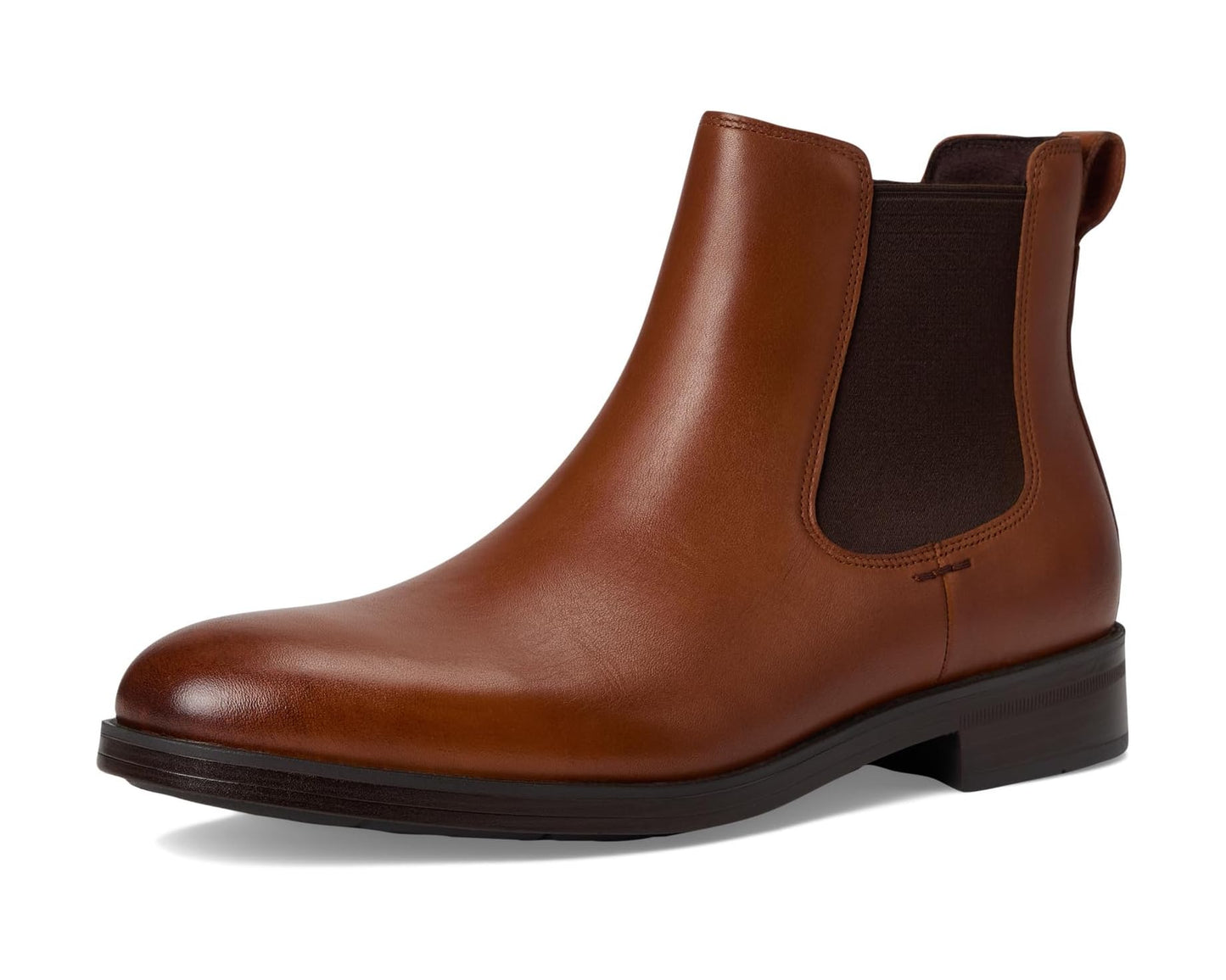 Men's Cole Haan Newmark Grand Chelsea Boots Brit Tan/Dark Chocolate/Natural