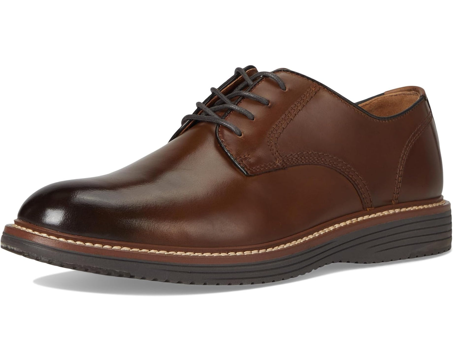 Men's Johnston & Murphy Upton Plain Toe Tan Full Grain 1