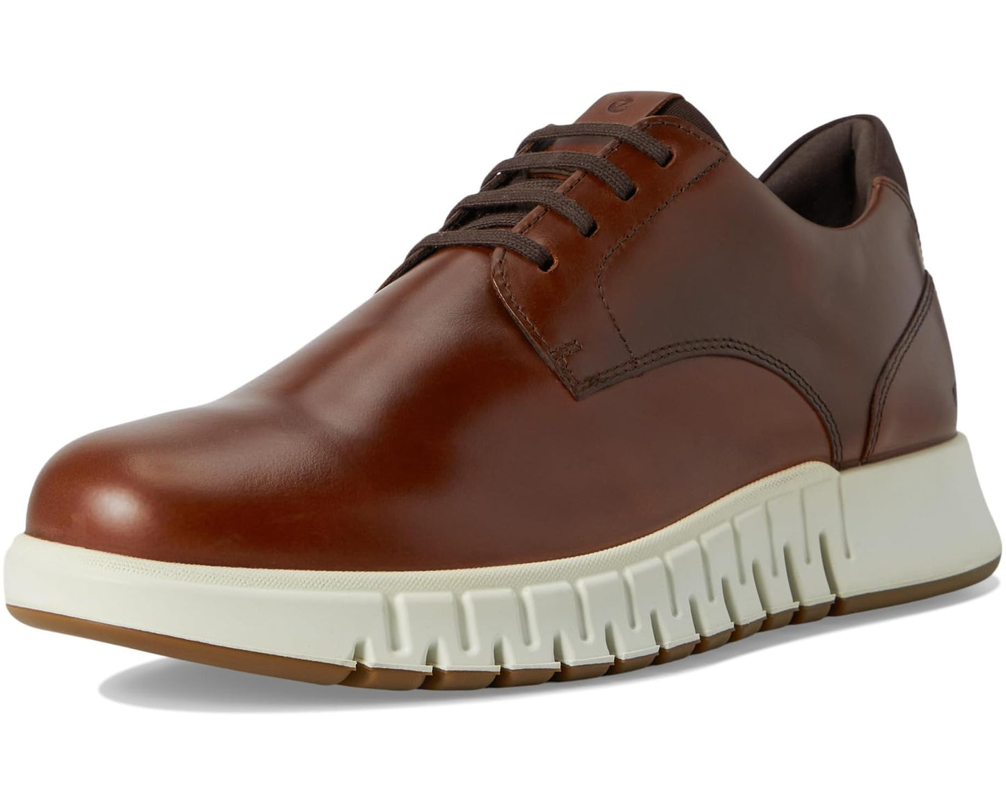 Men's ECCO Gruuv Studio Plain Toe Sneaker Mink/Mocha