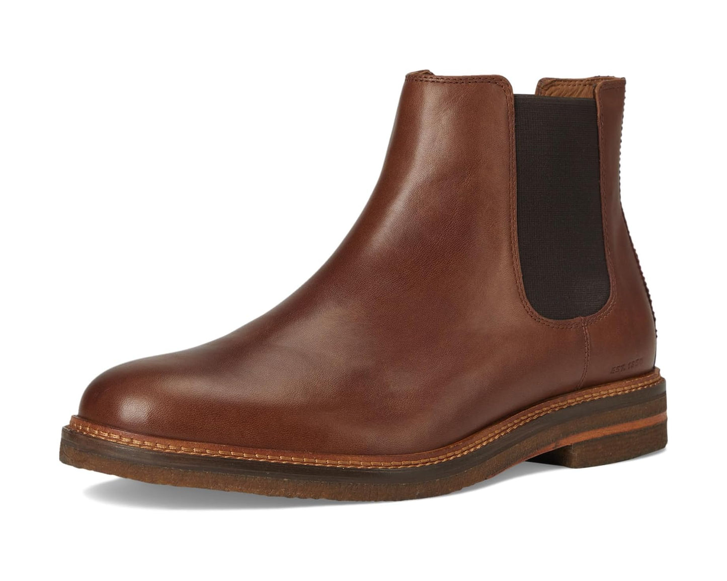 Men's Johnston & Murphy Calder Chelsea Boots Mahogany Full Grain