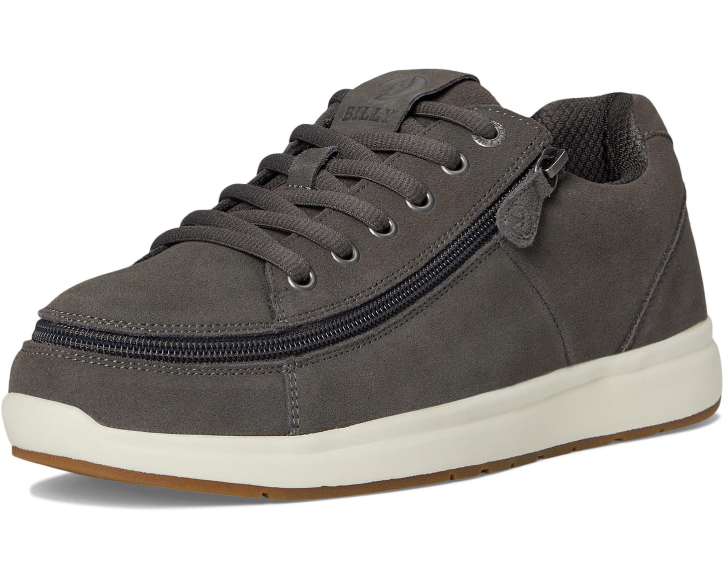 Men's BILLY Footwear Comfort Plush Charcoal Suede
