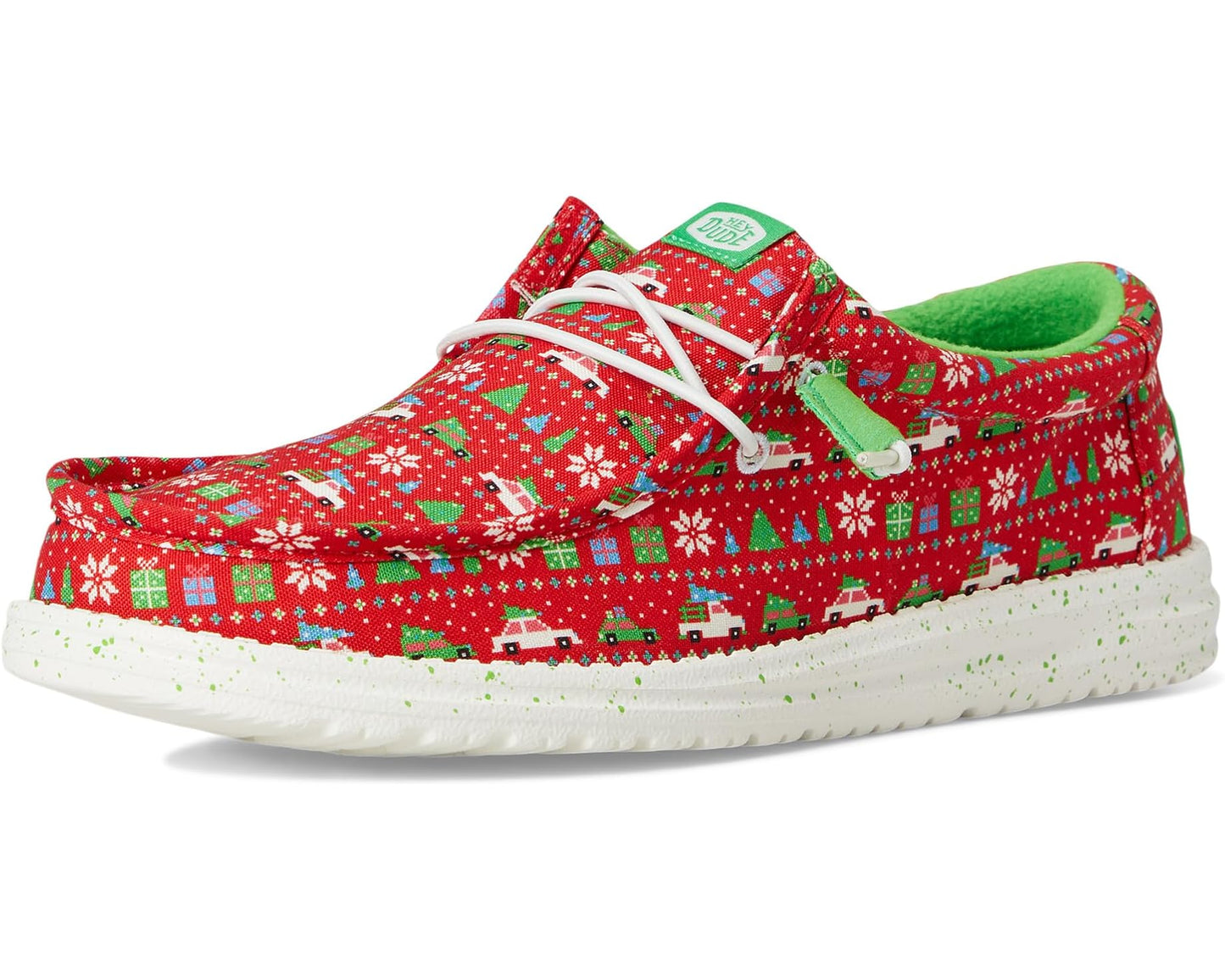 Men's Hey Dude Wally Holiday Sweater Red/Green/Multi