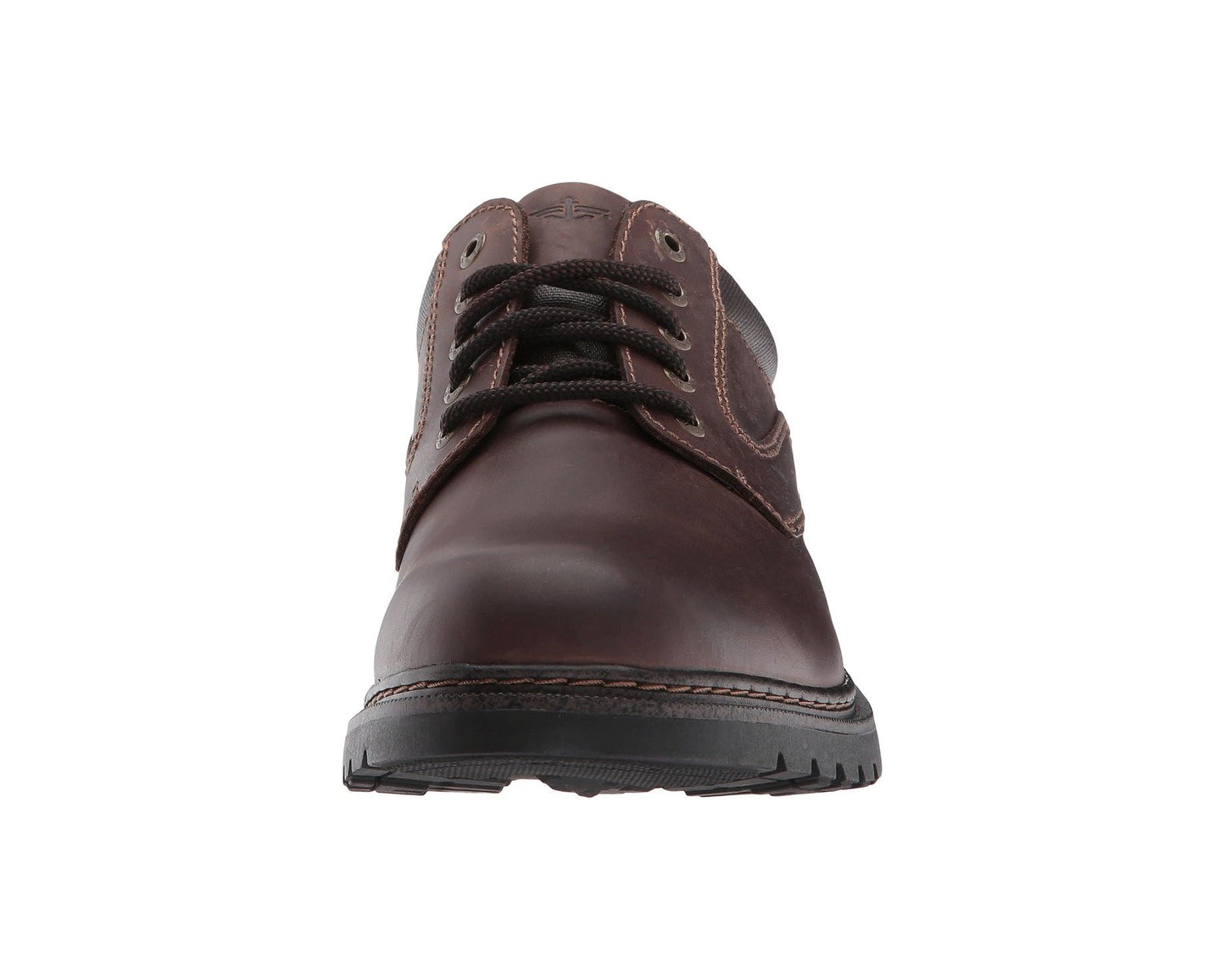 Men's Dockers Warden Plain Toe Oxford Red/Brown Soft Oiled Crazyhorse