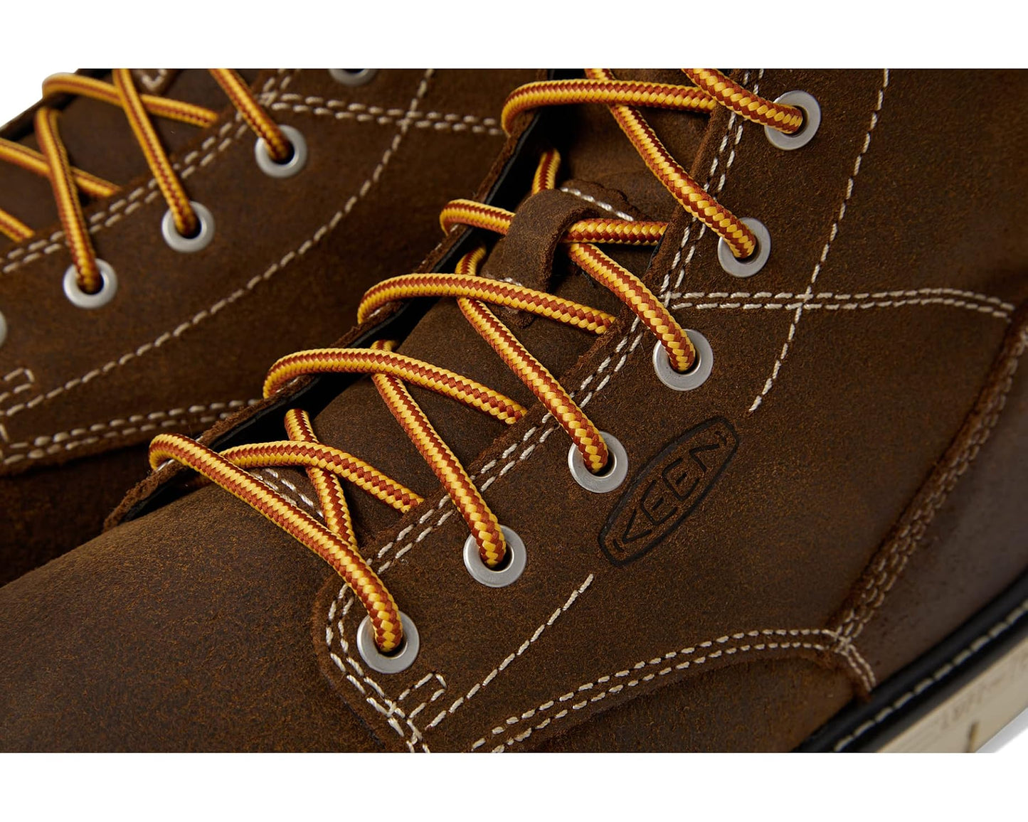 Men's KEEN Utility San Jose 6 (Soft Toe) Coffee Bean/Star White