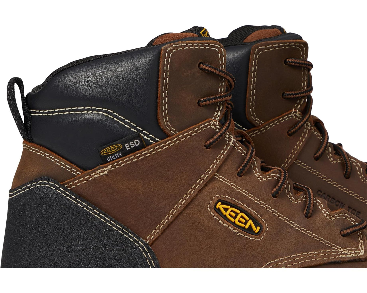 Men's KEEN Utility Evanston 6 Composite Toe ESD Bison/Black