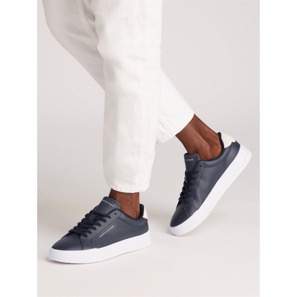 Tommy Hilfiger Leather Low Top Trainers