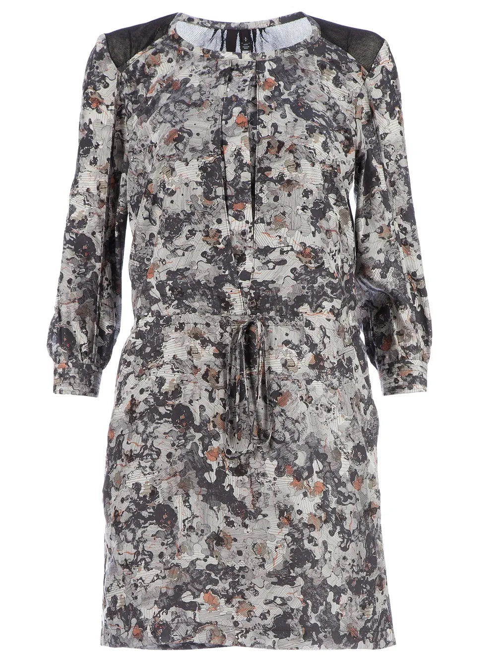 Edun Blotchy Print Shift Dress