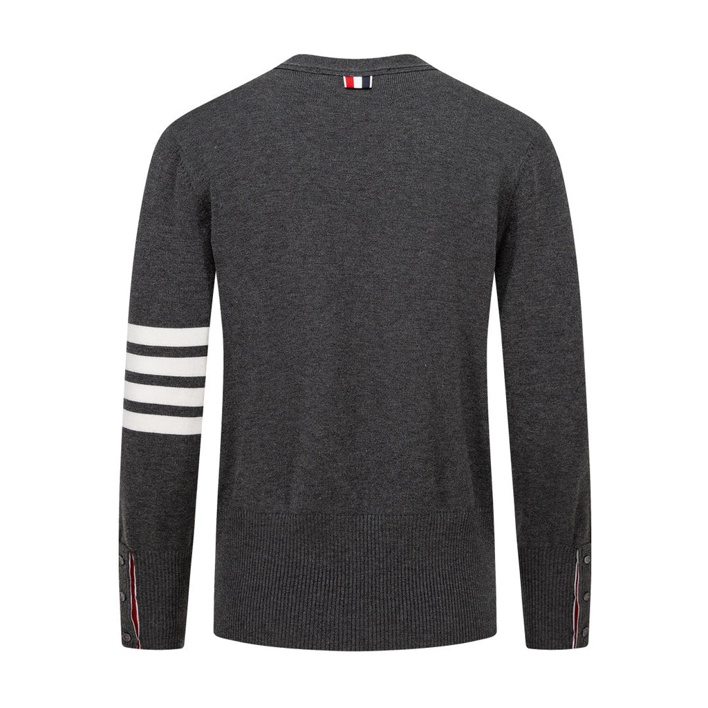 Thom Browne Chunky Knit Sweater Jacket