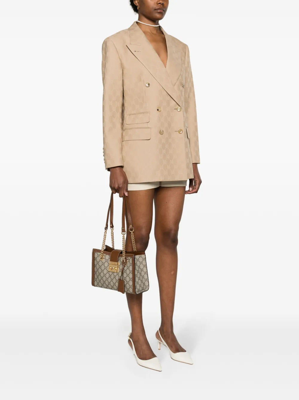 Gucci Small Padlock Gg Shoulder Bag