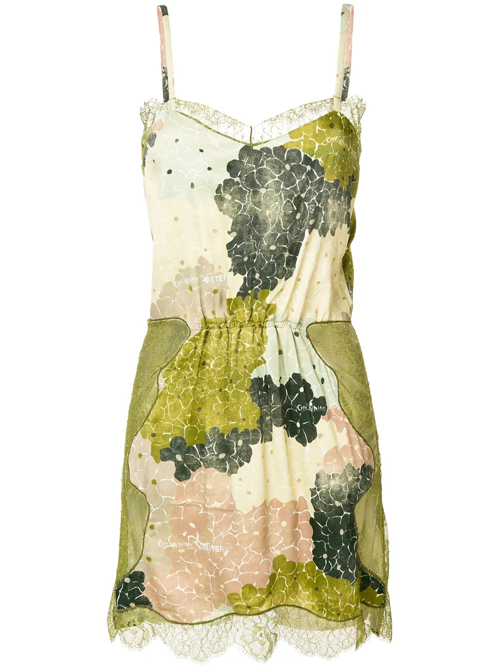 Off White Lace Short Dress