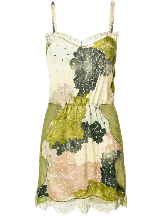 Off White Lace Short Dress