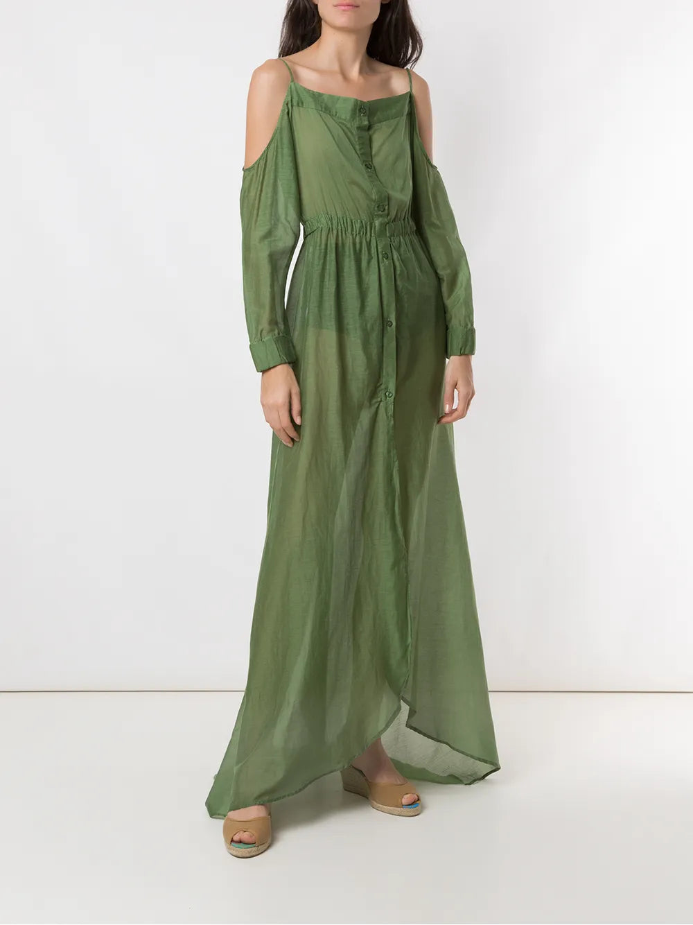 Amir Slama Silk Maxi Dress