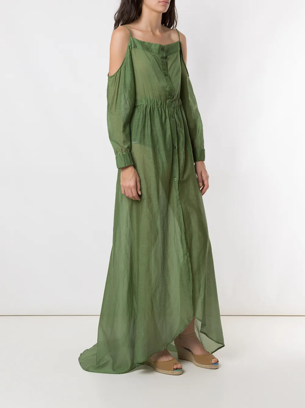 Amir Slama Silk Maxi Dress