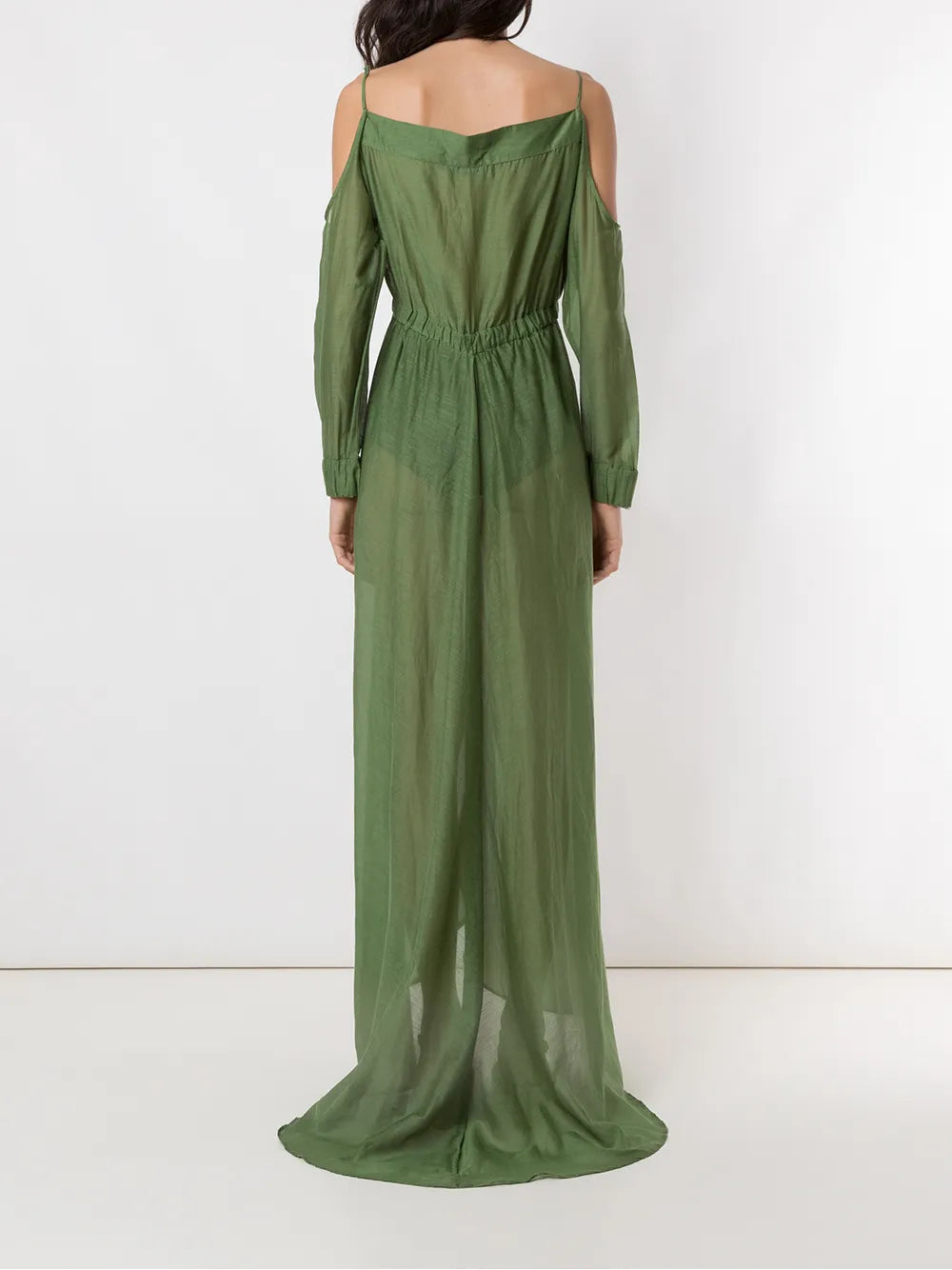 Amir Slama Silk Maxi Dress