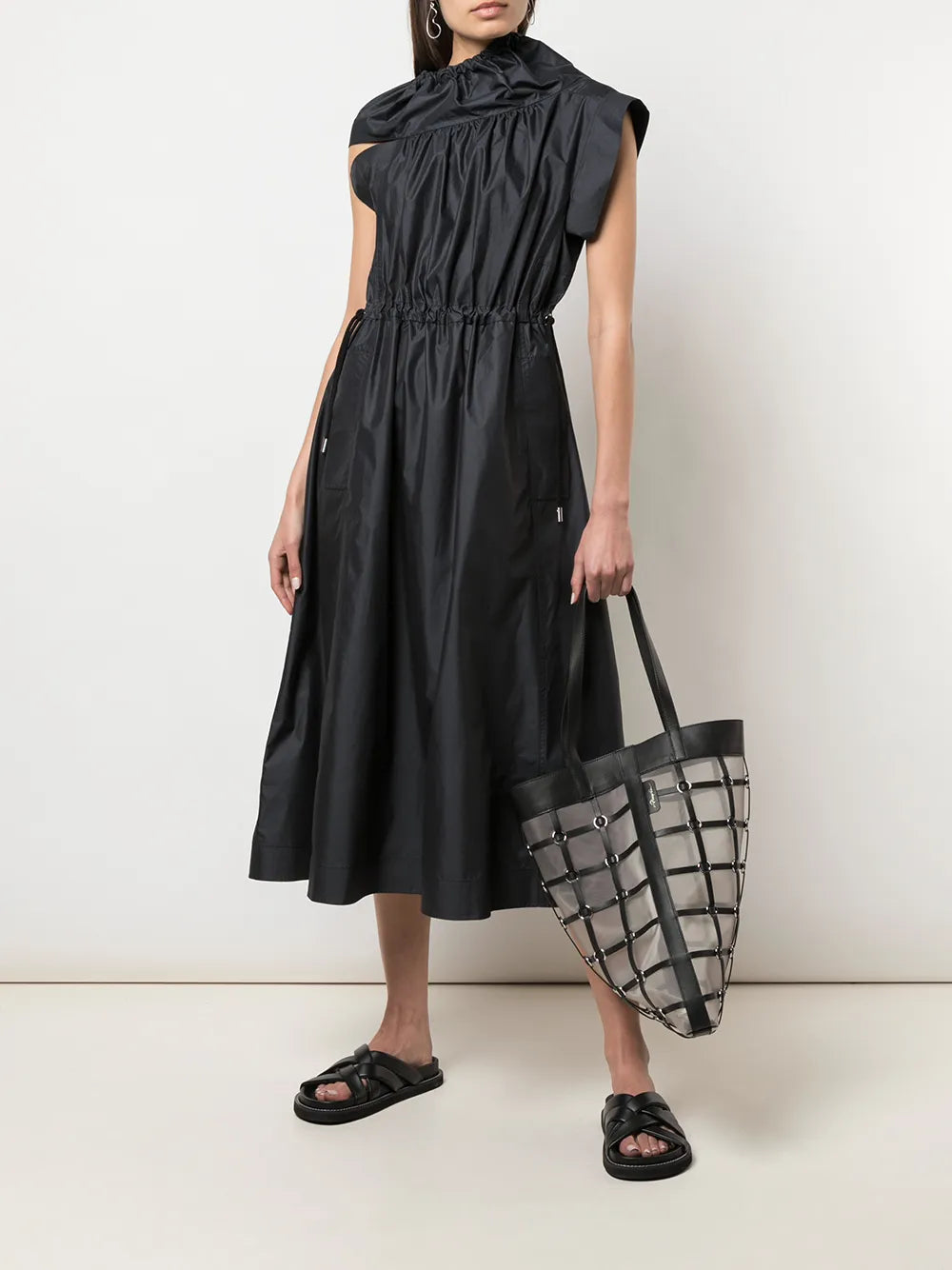 31 Phillip Lim Cold Shoulder Parachute Utility Dress