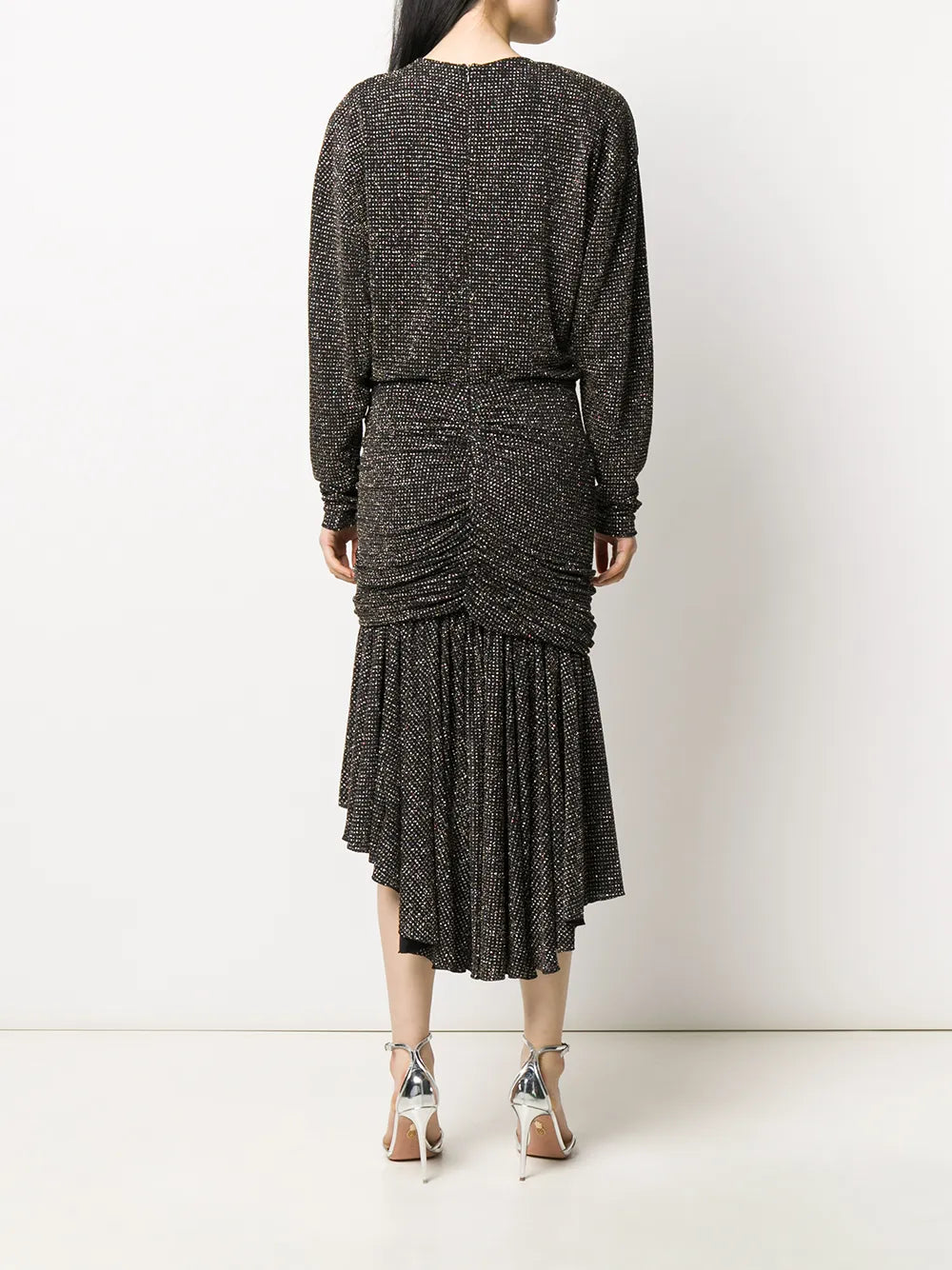 Philosophy Di Lorenzo Serafini Studded Asymmetric Hem Dress
