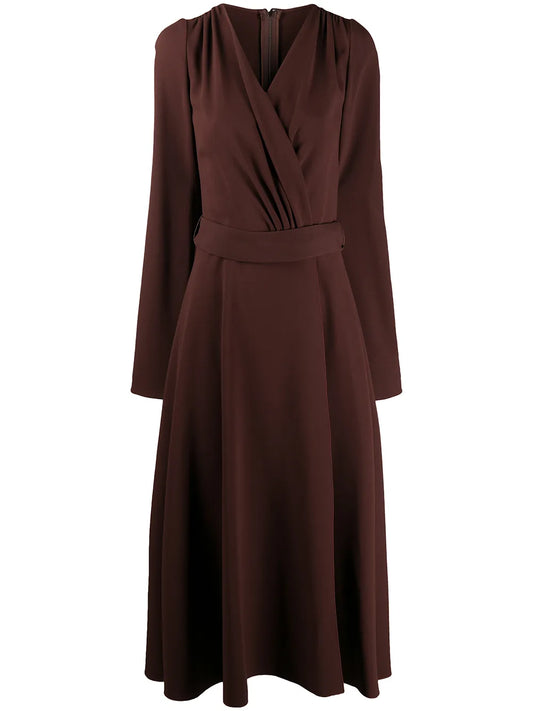 Dolce Gabbana Belted Longuette Dress