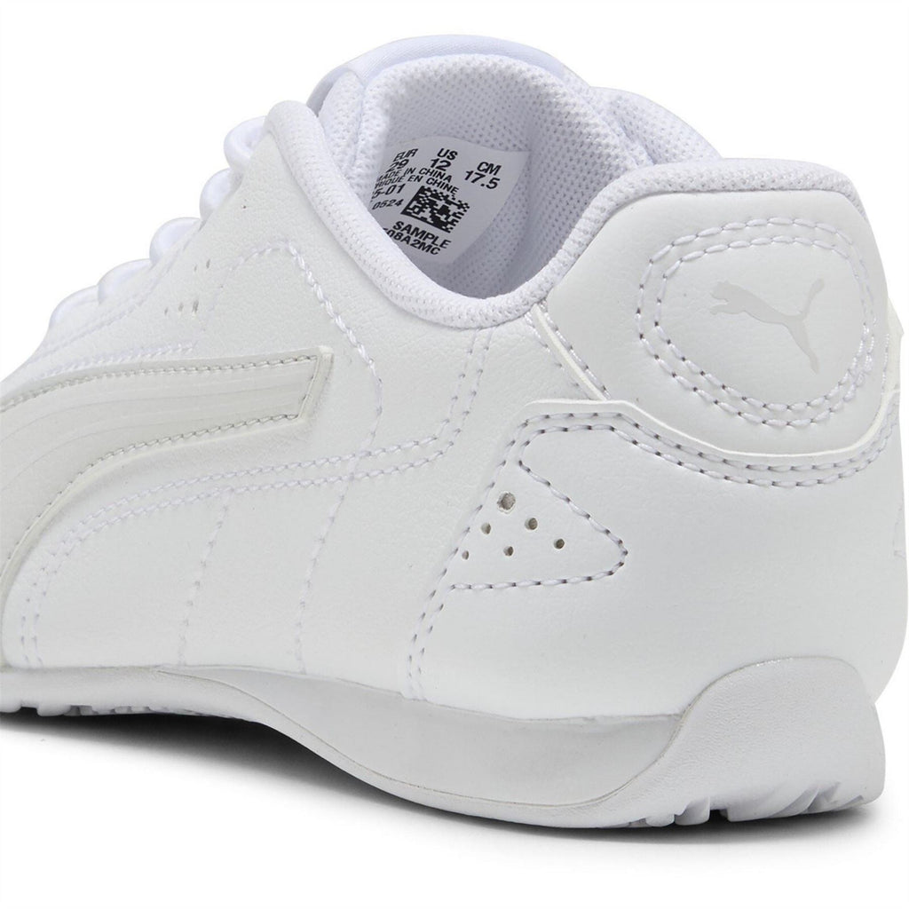 Puma Low Top Round Toe Flat Heel Sneakers