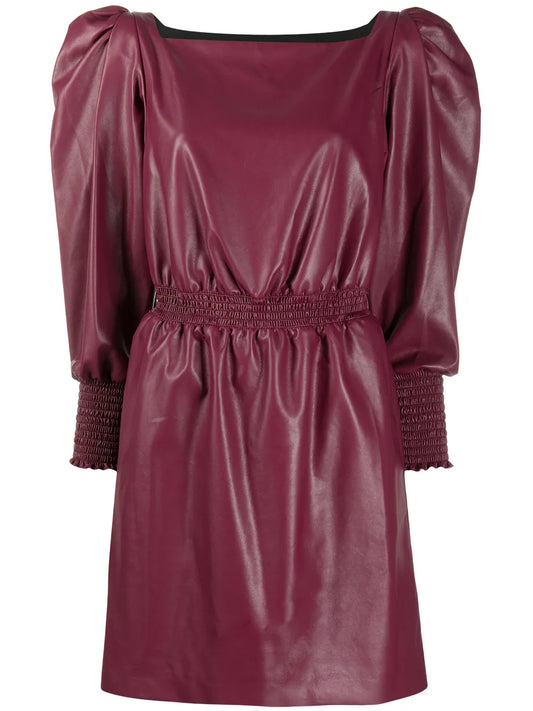 Philosophy Di Lorenzo Serafini Puffed Sleeve Midi Dress