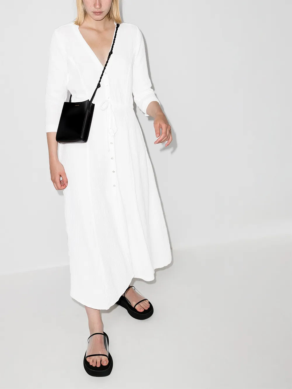 Honorine Georgia V Neck Midi Dress