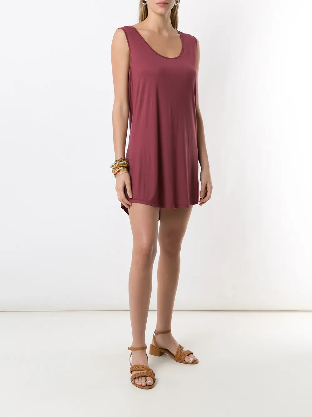 Amir Slama Sleeveless T Shirt Dress