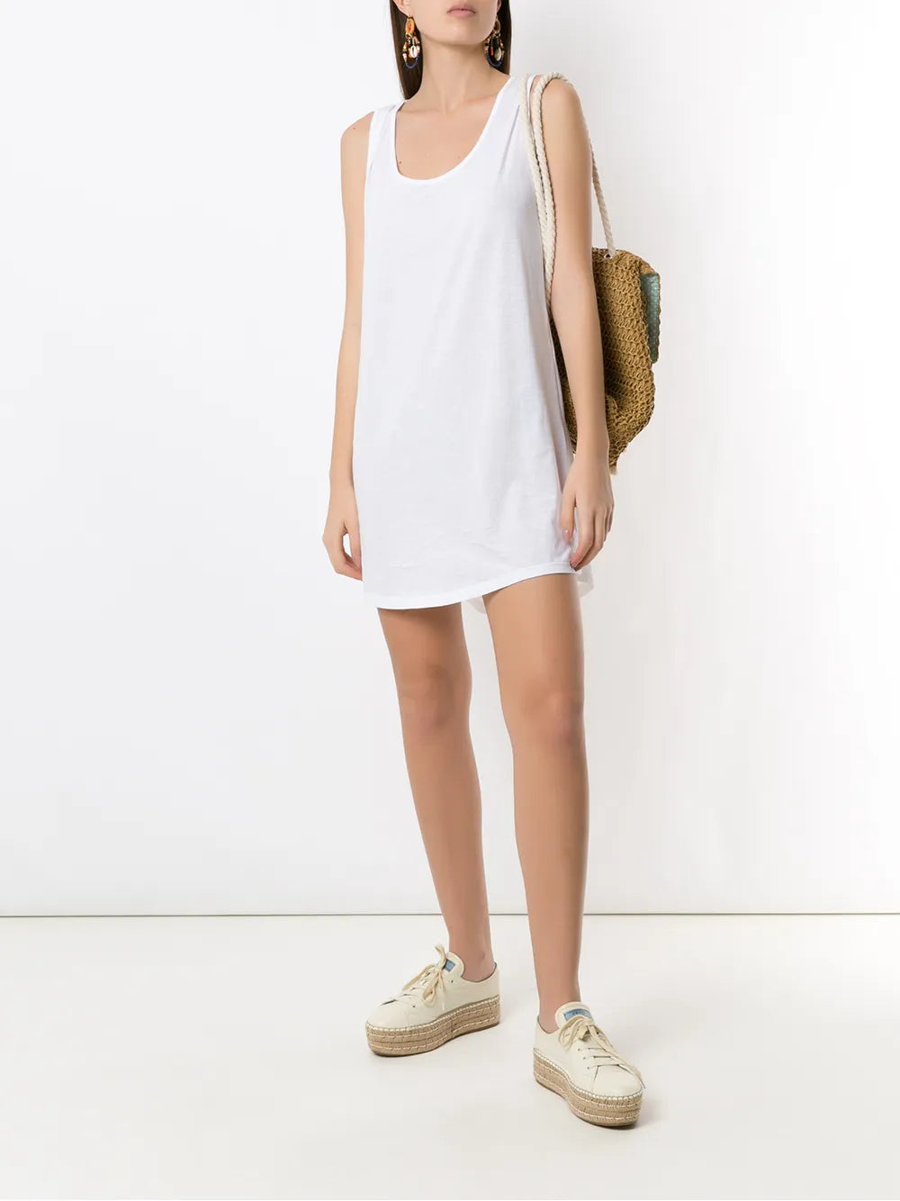 Amir Slama Sleeveless T Shirt Dress
