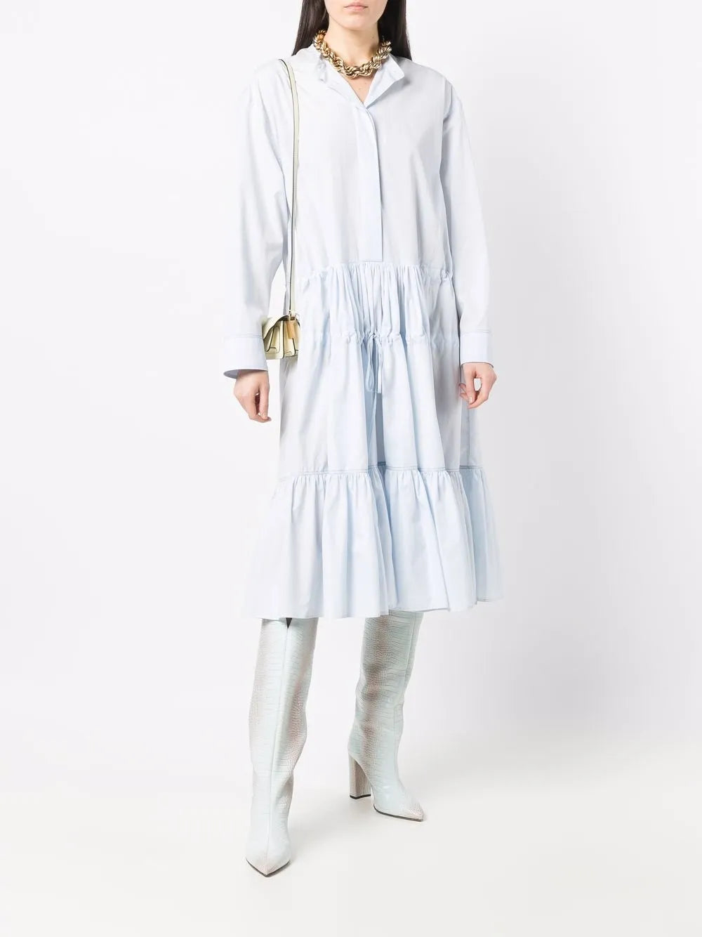 Marni Tiered Ruched Dress