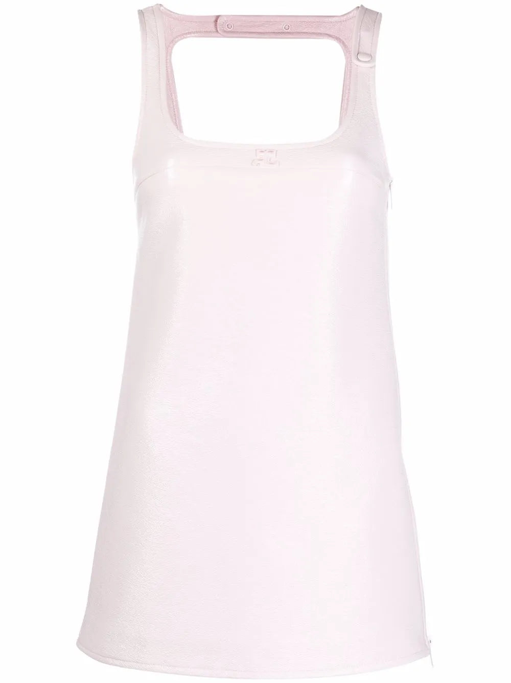 Courreges Sleeveless Vinyl Mini Dress
