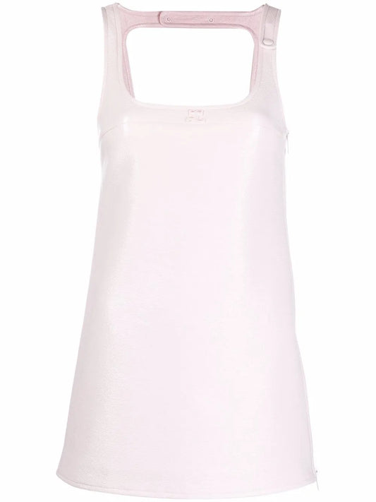 Courreges Sleeveless Vinyl Mini Dress