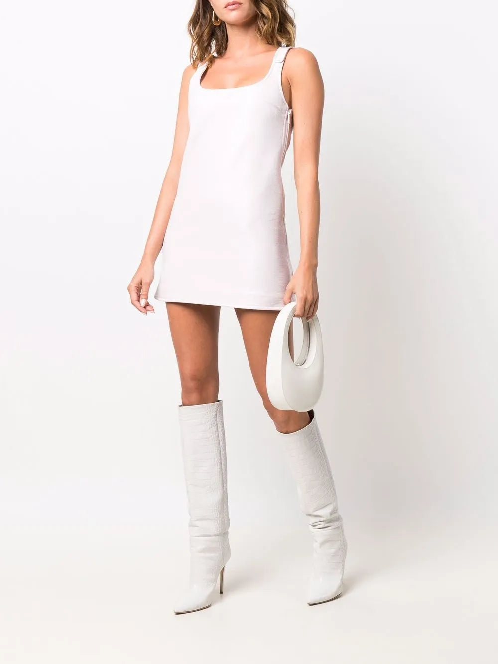 Courreges Sleeveless Vinyl Mini Dress