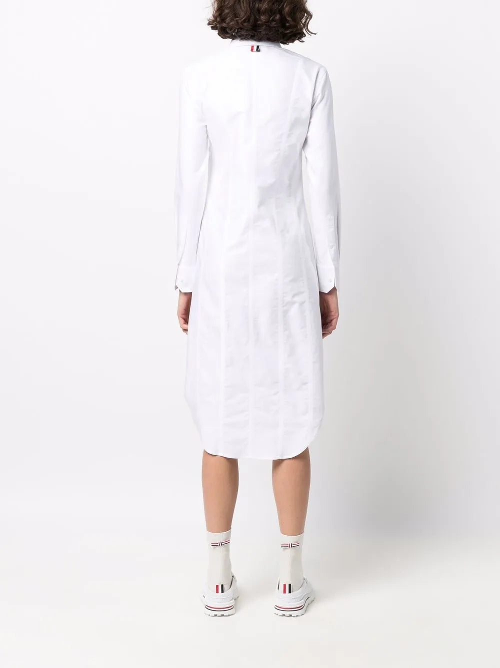 Thom Browne Logo Patch Shirtdress