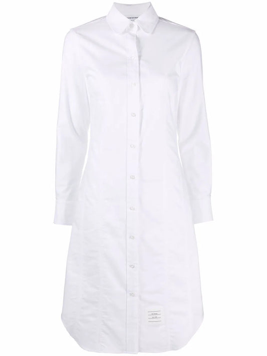 Thom Browne Logo Patch Shirtdress