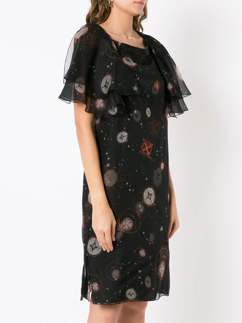 Isolda Ruffle Sleeve Dress