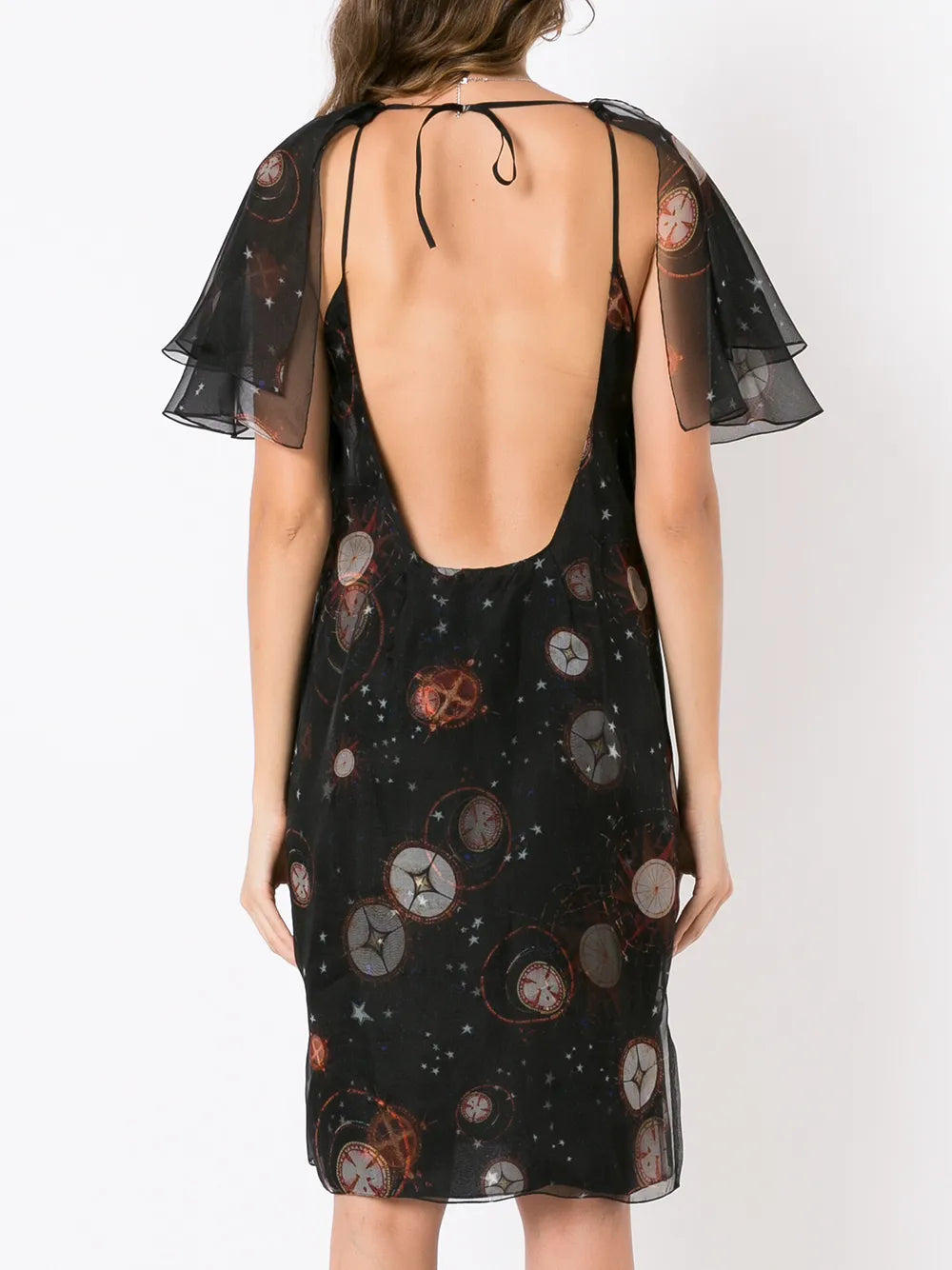 Isolda Ruffle Sleeve Dress