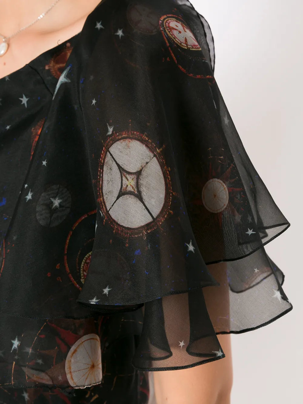 Isolda Ruffle Sleeve Dress