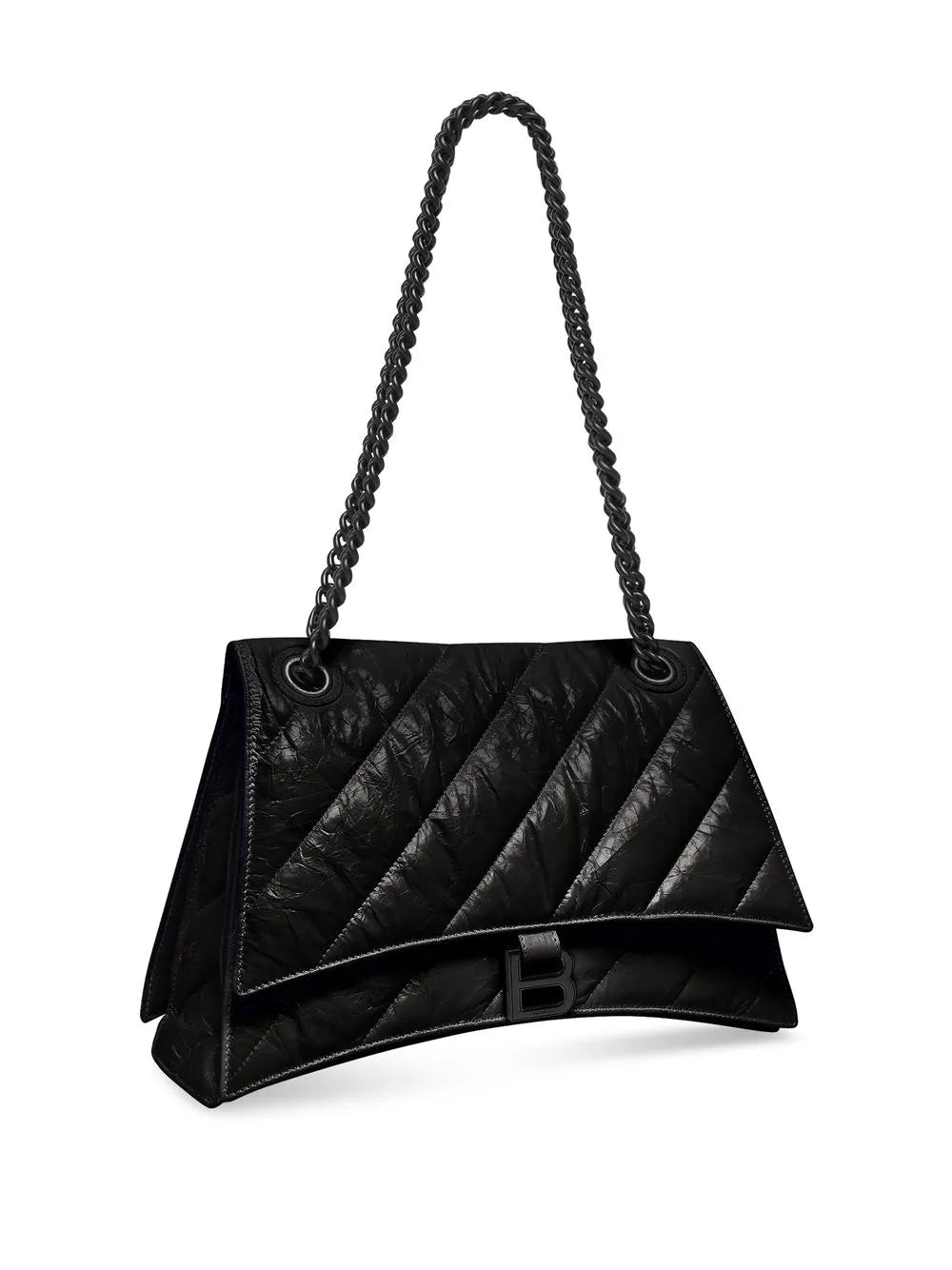 Balenciaga Medium Crush Chain Strap Shoulder Bag