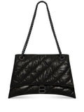 Balenciaga Medium Crush Chain Strap Shoulder Bag
