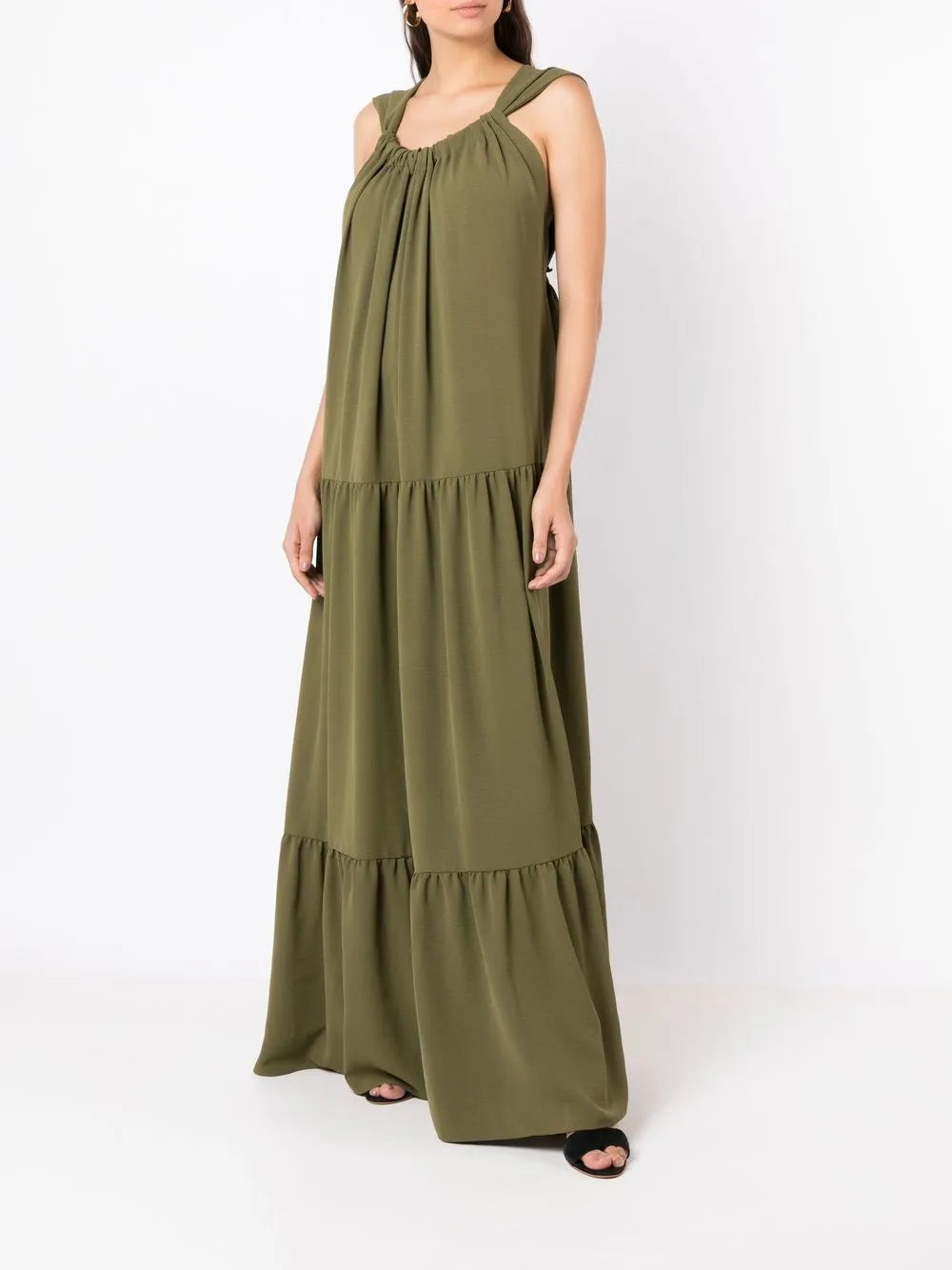 Olympiah Flow Tiered Maxi Dress