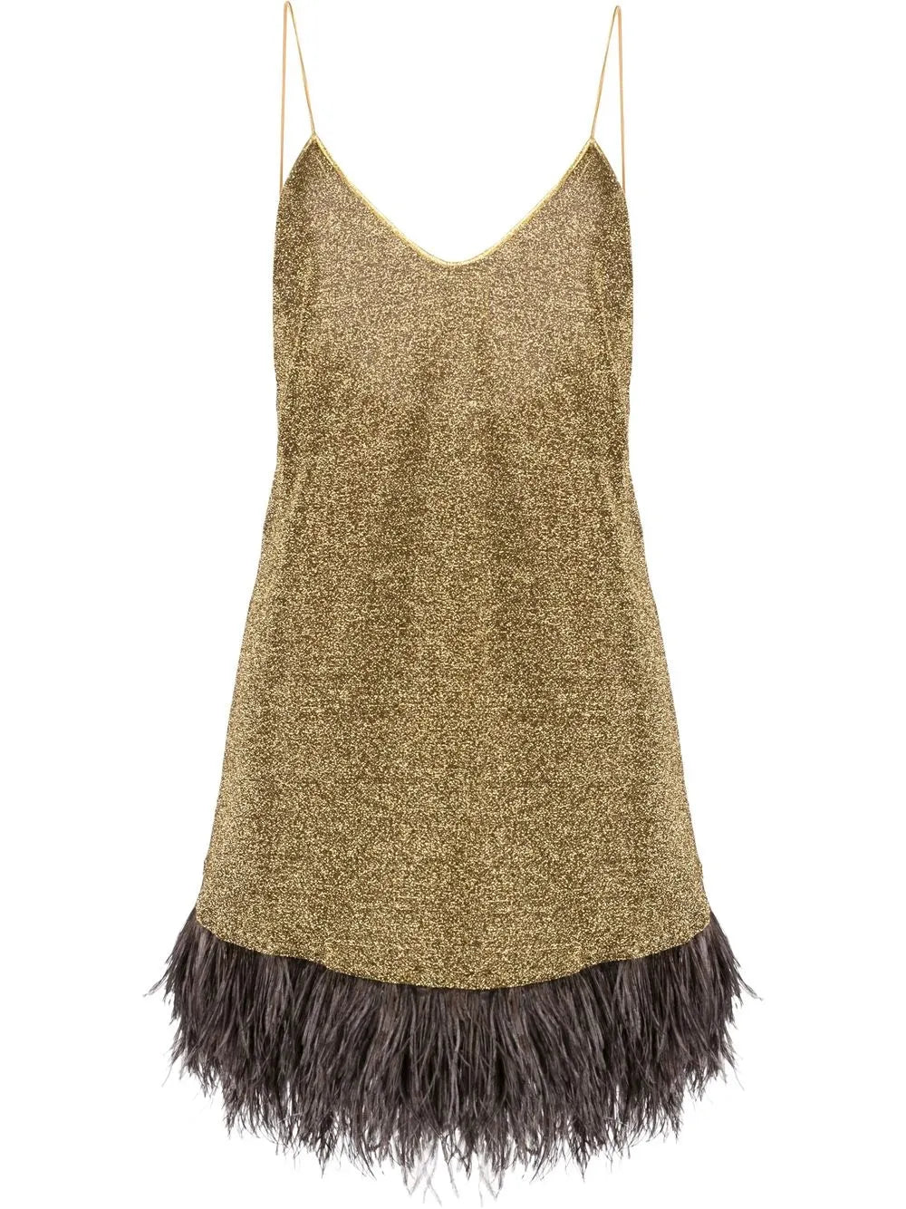 Oseree Lumiere Plumage Slip Dress