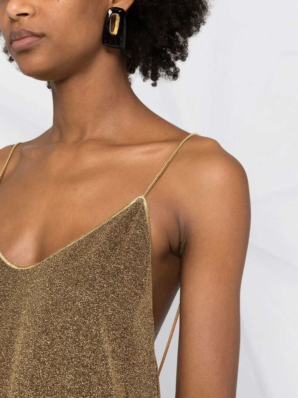 Oseree Lumiere Plumage Slip Dress