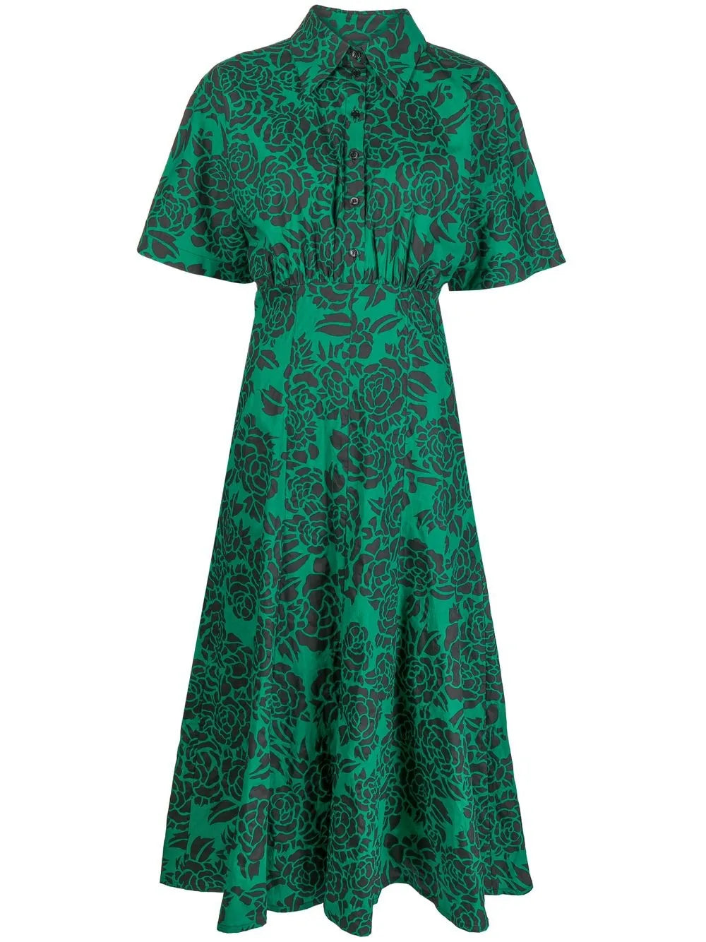 Philosophy Di Lorenzo Serafini Rose Print Shirt Dress
