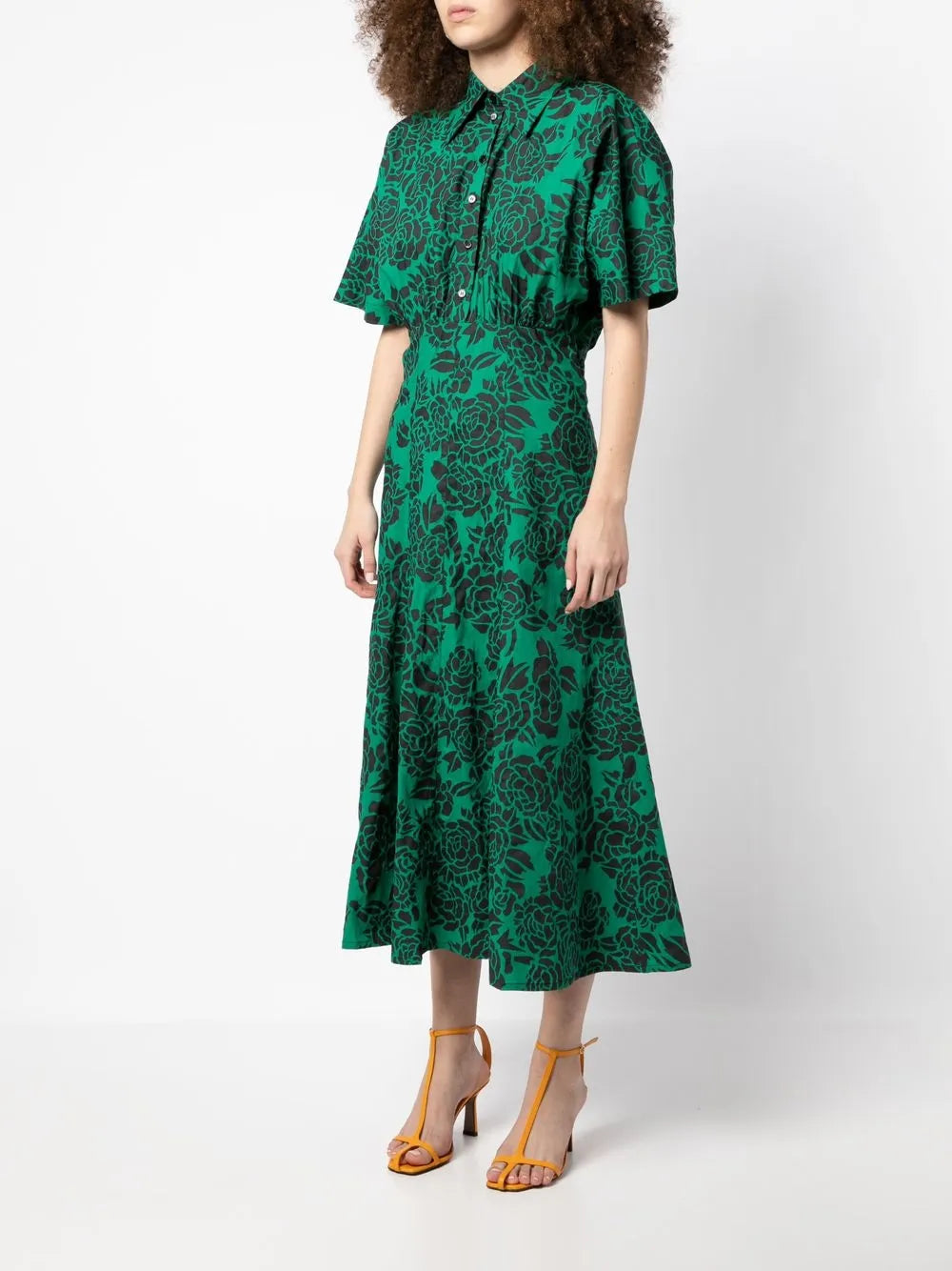 Philosophy Di Lorenzo Serafini Rose Print Shirt Dress