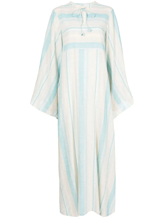Bambah Striped Maxi Shirt Dress